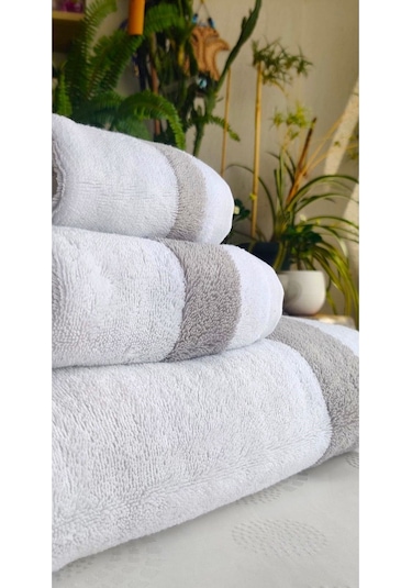3.lü Lüks Banyo Set Hediyelik, Çeyizlik, Özel Üretim Çift Yön-renk Banyo, Baş, El Havlu Set Çok Renkli