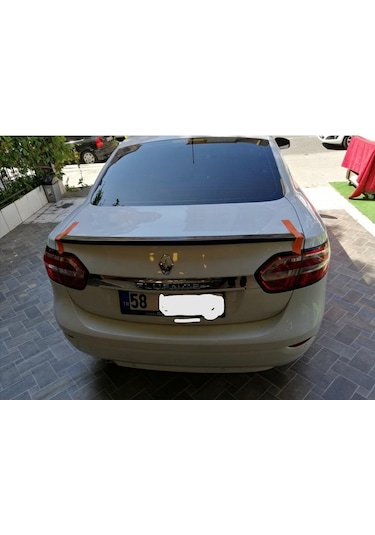 Renault Fluence Beyaz Spoiler