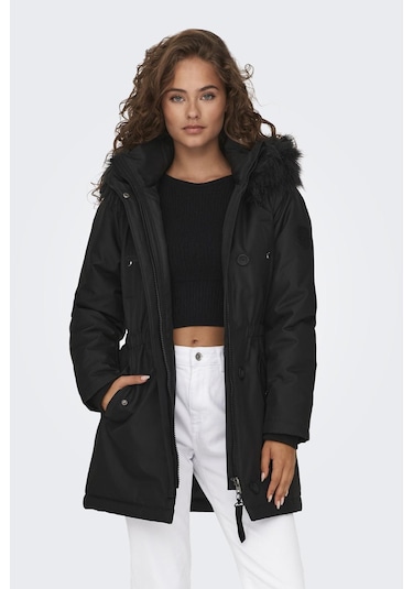Only Bayan Parka 15304625 Siyah-siyah Siyah-siyah Siyah