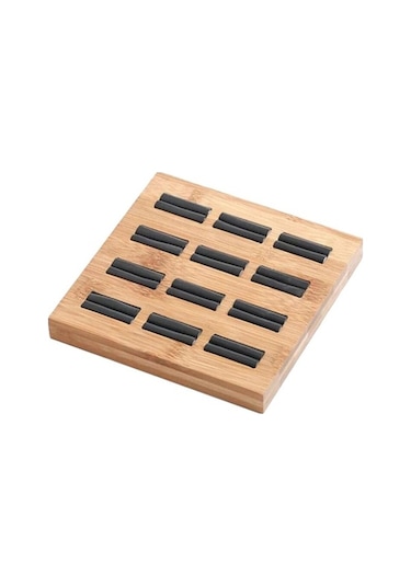 Trendooze Yüzükler Yuva Tutucu Tepsisi Stylea-14 Siyah Sergileme Mücevher Küpe Düzenleyici Ahşap 15 Vv