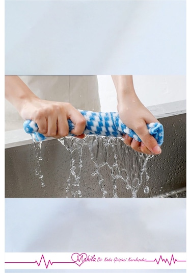 Fenomen 2 Adet 30x30 Yumuşak Doku, Puf Bez, Süper Emici Sihirli Mutfak, Bulaşık Tezgah Bezi Çok Renkli