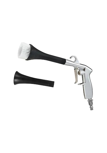 Araba Temizleme Tabancası, 2 Nozullu Yüksek Basınçlı Hava Üfleme Tabancası Tornador Üfleme Tabancası Araç Detaylandırma Kuru Yıkama Tabancas