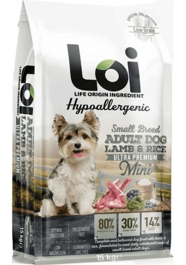 Loi Mini Irk Yetişkin Köpek Kuzulu 15kg