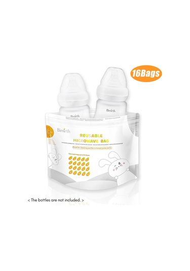 Geeksen Bimirth S5005 Tekrar Kullanılabilir Mikrodalga Sterilizatör Poşetleri Bebek Göğüs Pompası