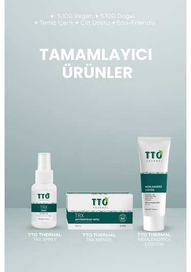 Tto Thermal Trx Çay Ağacı Yağlı Roll-On Deodorant 45 ML