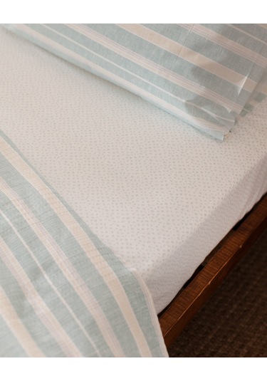 Darvell Tek Kişilik Ecocell Baskılı Pike Takımı 8684427021286 Yeşil