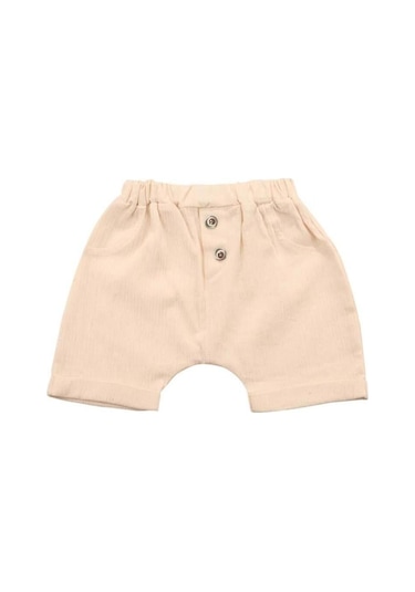 Düğme Detaylı Erkek Bebek Takım Yeşil Bipamuk 001