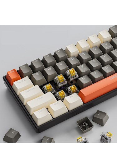 K780 Kompakt Mekanik Oyuncu Klavyesi-hot Swap-78 Tuş-switch li