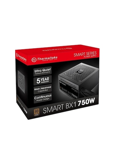 Thermaltake 750w 80+ Bronze Smart Bx1 Ps-spd-0750nnsabe-t Power Supply