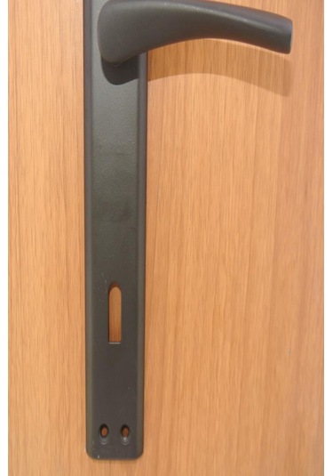 Burgaz Mat Siyah Aynalı Kapı Kolu