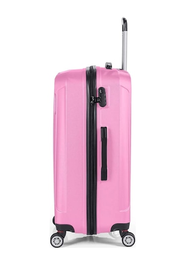 Polo&sky Spring Model Pembe Renk Orta Boy Valiz Bavul Pembe
