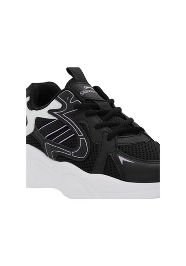 Slazenger INMORTAL I Kadın  Siyah / Mor Koşu & Yürüyüş Spor Ayakkabısı
