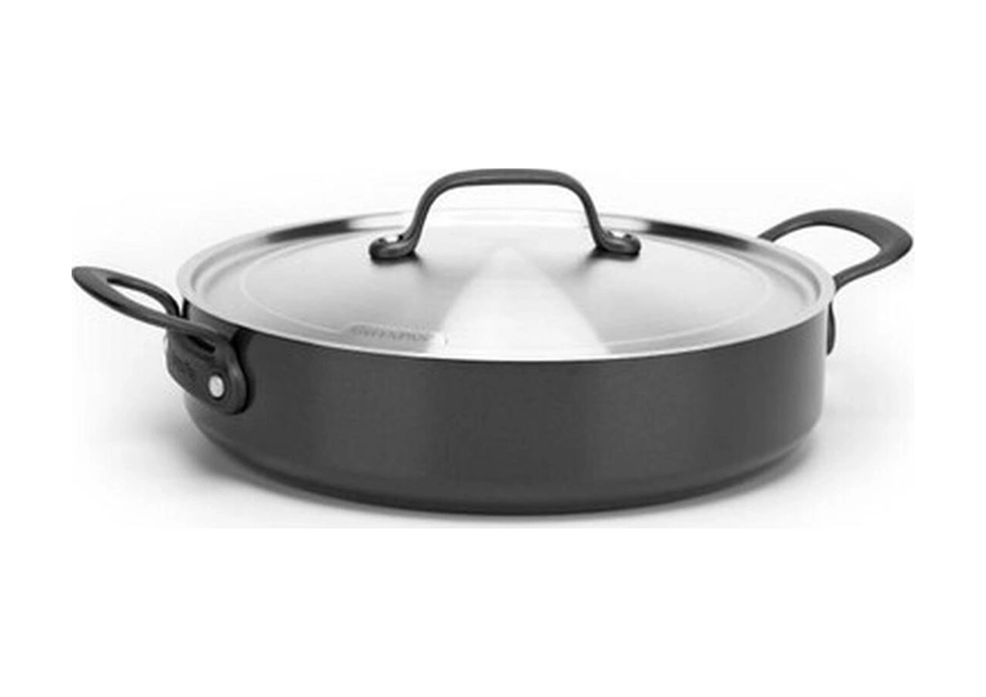 Greenpan Craft Thermolon Seramik Yapıştırmaz 30cm Basık Tencere Bakır - Siyah