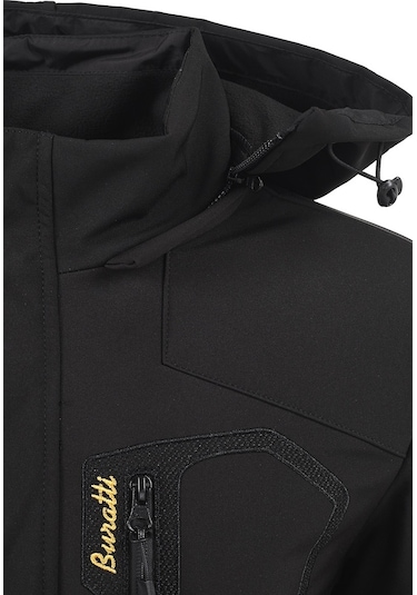 Buratti Çıkarılabilir Kapüşonlu Suya Dayanıklı Softshell Erkek Mont 497Luis Siyah Buratti Çıkarılabilir Kapüşonlu Suya Dayanıklı Softshell Erkek Mont 497Luis Siyah