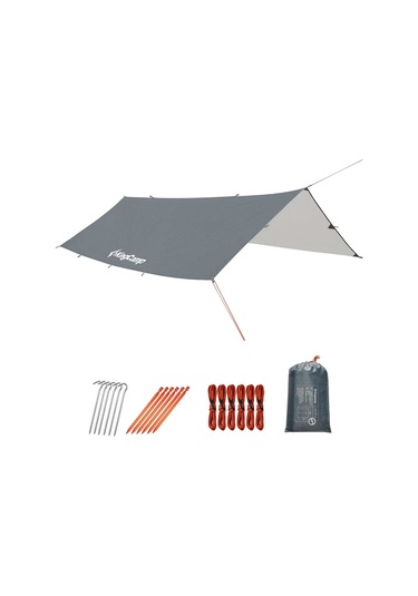 Kingcamp Rimini M Tarp-gölgelik Upf50+ I 300x300 Cm Grey Gri