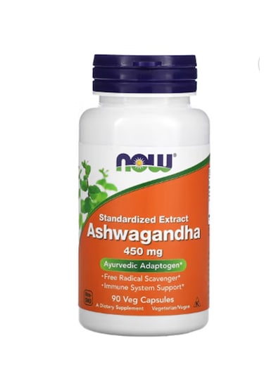 Now Ashwa/gandha Extract 450mg. / 90 Vcaps. Aromasız