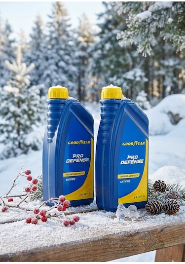 Goodyear -56 C Kırmızı Organik 2'li Set Antifriz 1 Lt 2 X 1 Litre