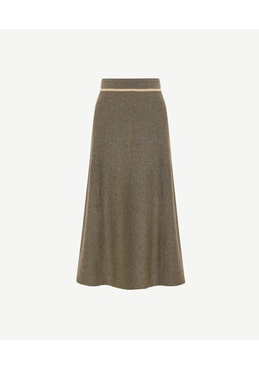 Yargıcı A Form Triko Etek 25kket4015x 059 Gri