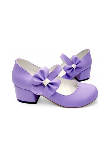 Beebron Ortopedik Topuklu Abiye Kız Çocuk Ayakkabı Soft Series Abiayk2401 Lila Lila