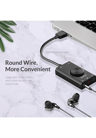 Geeroyoo Orıco Sc2 Usb Ses Kartı - Harici Hoparlör Ve Kulaklık İçin Pc/notebook Ses Dönüştürücü