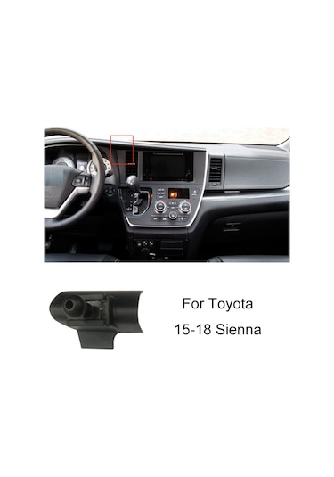 Toyota Araba Hava Çıkışı Telefon Tutucu Tabanı İçin, Model: 15-18 Sienna