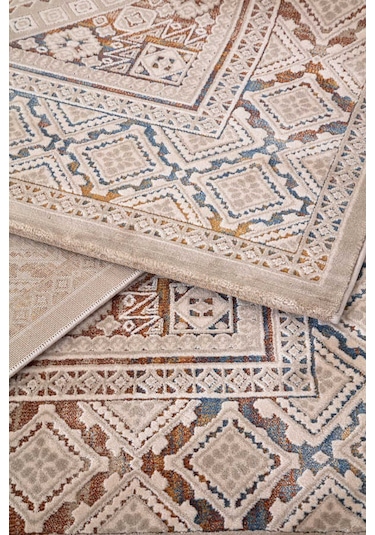 Paradise Krem Bej Halı Yumuşak Oturma Odası Salon Çocuk Odası Mut Krem Bej
