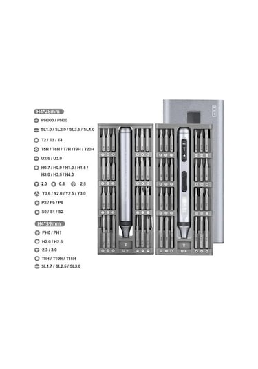 Shaza 50 İn 1 Şarjlı Tornavida Seti