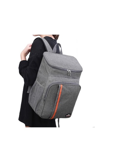 Novahub 18l Su Geçirmez Soğutucu Sırt Çantası, 18l Kapasite, Gri, Oxford Kumaş, Yalıtımlı, Sızdırmaz, Seyahat, Picnik, Öğle Yemeği Çantası Çok Renkli