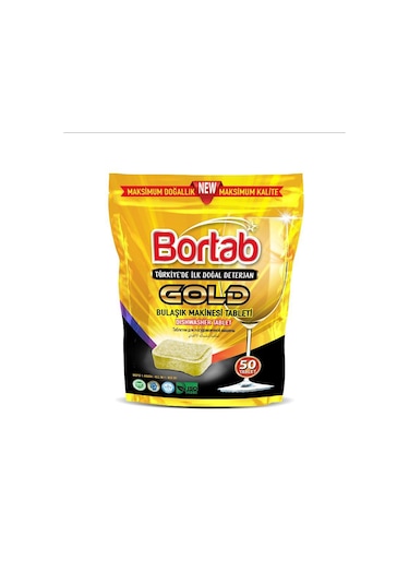 Bortab Gold Bulaşık Makinesi Deterjanı 50 Tablet