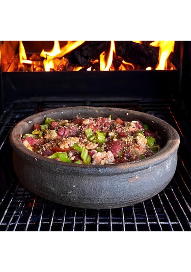 Küçük Boy Toprak Güveç Fırın Tepsisi 4 Kişilik 28 CM Toprak