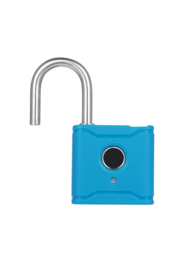 Hallow-t1004d Akıllı Bt Parmak İzi Asma Kilit Şarj Edilebilir,mavi