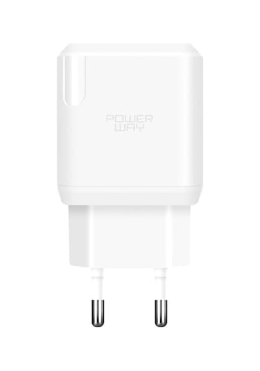 18w Qc3.0 Galaxy M33 5g İle İle Uyumlu Hızlı Şarj Adaptörü Qc3 18w Beyaz