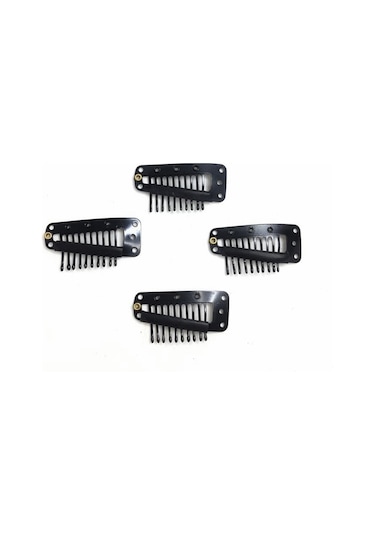 Prodiva Peruk, Çıtçıt, Postiş, Yarımay, Kahkül Klipsleri 65 Adet / 100 Gr Siyah Paket