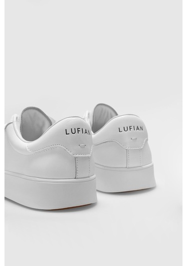 Beyaz Hakiki Deri Bağcıklı Erkek Casual Ayakkabı Anton M Beyaz