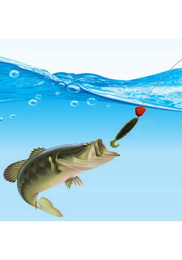 4.5 Cm 10 Adet/paket Hengjıa Spagetti Solucan T-kuyruk Yumuşak Yem Spiral Balıkçılık Kukla Lures Renk 2