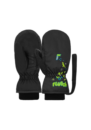Reusch Mitten Çocuk Siyah Kayak Eldiveni 001