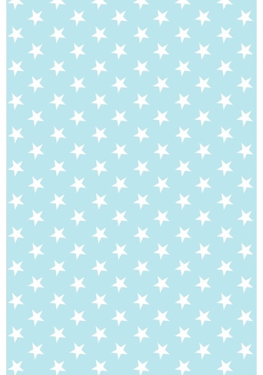 Premier Home Yıldız Desenli Fon Perde Mint 170X270 (472220268)