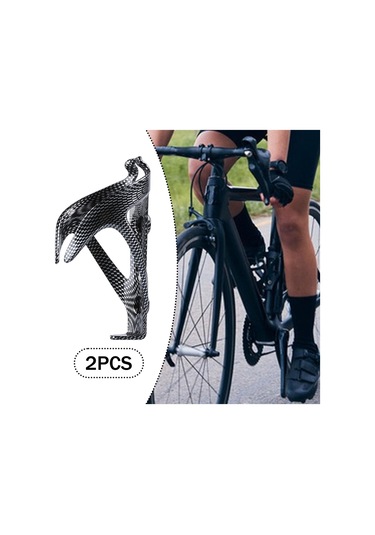 Suntek 2 Adet Bisiklet Su Şişesi Tutucu Braketi Evrensel Açık Siyah