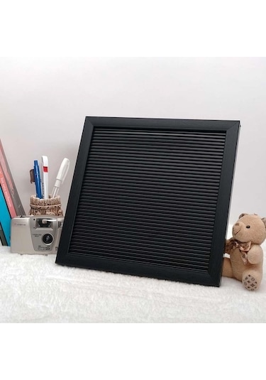 Siyah Yazı Panosu Mesaj Tahtası, 121 Gold Harf Karakterli