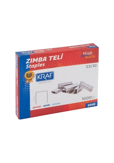 Kraf Zımba Teli 23/10 1000 Adetlik Kutu 10 Paket