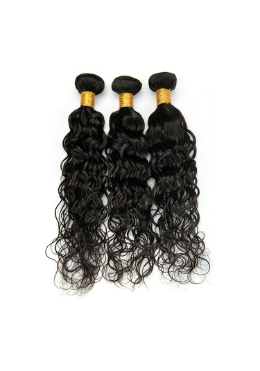 Cbtx Kadınlar Su Dalgası Sentetik Elyaf Saç Topuz Peruk 18 İnç