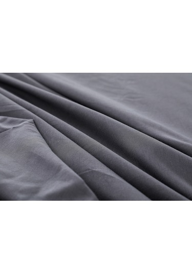 Doqu Home Colourful Fitted Çarşaf Tek Kişilik - Antrasit