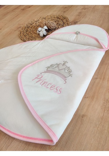 Bebek Kundağı Kız Bebek Dış Kundak Battaniyesi Hastane Çıkışı Kundak Battaniye Hediyelik Knd45166 Ekru