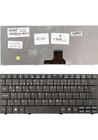 Packard Bell Ms2297, Za3, Za5, Za8, Zh7 Notebook Klavye Siyah