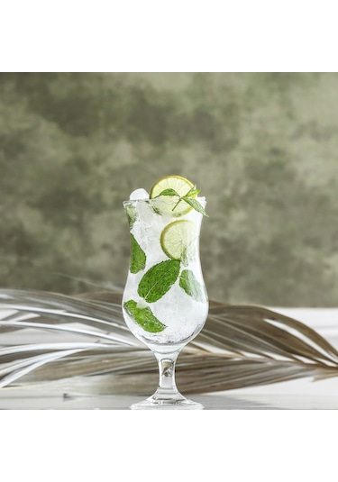 LAV Fiesta Cam Kokteyl Bardağı 6'lı 460 ml (Meşrubat/Smoothie /Milkshake/Soğuk Kahve Bardağı )