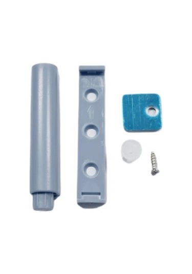 Mıklatıslı Basaç Kalın Gri 3 Adet Açık Gri