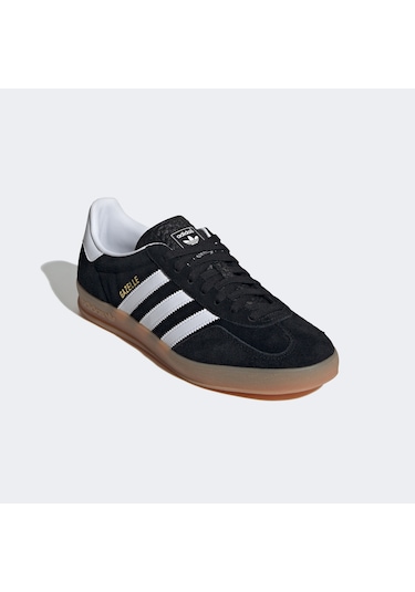adidas Gazelle Indoor Unisex Siyah Spor Ayakkabı Düz Jı2060 Siyah