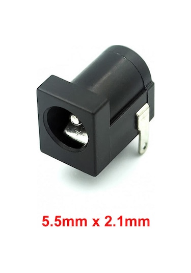 5.5Mm X 2.1Mm Dc Güç Soketi Plastik Dc005 Pcb Tip Adaptör
