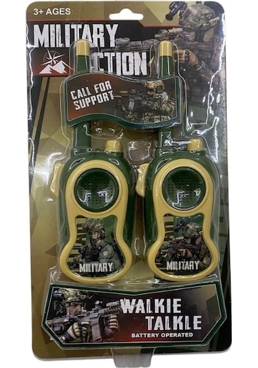 Pilli Asker Telsizi Walkie Talkie Çiftli Set Bas Konuş Özellikli