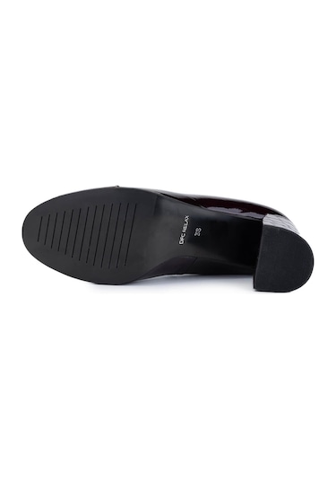 Relax Anatomic Kadın Hakiki Deri Bordo Comfort Ayakkabı 611 H61019 Bn Ayk Y25 Bordo Crc/bordo Vrnc Bordo
